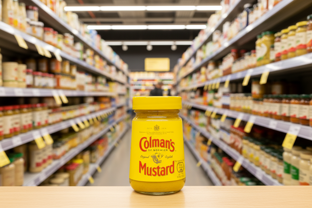 8 x Colman's  Mustard Original English 100 G