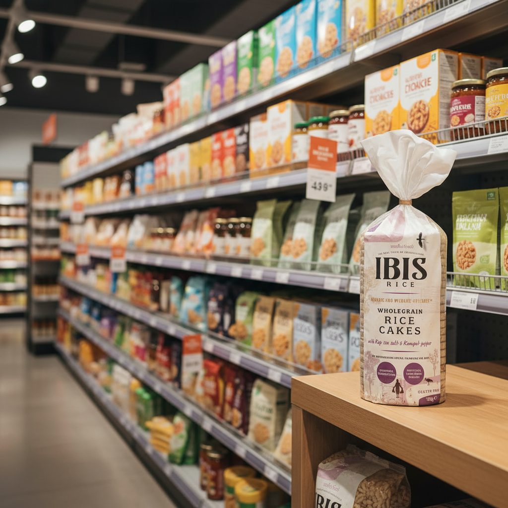 Ibis Rice Cake Sea Salt Kampot Pepper - 130g