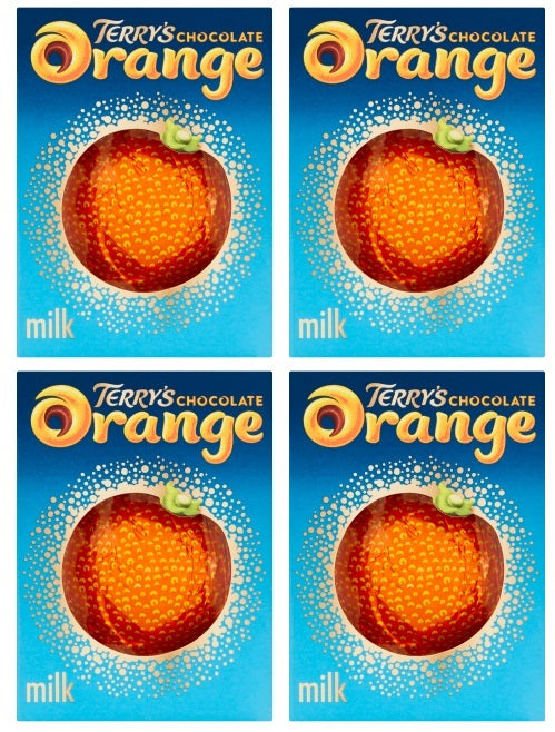 4 x Terrys Milk Chocolate Orange Ball 145g