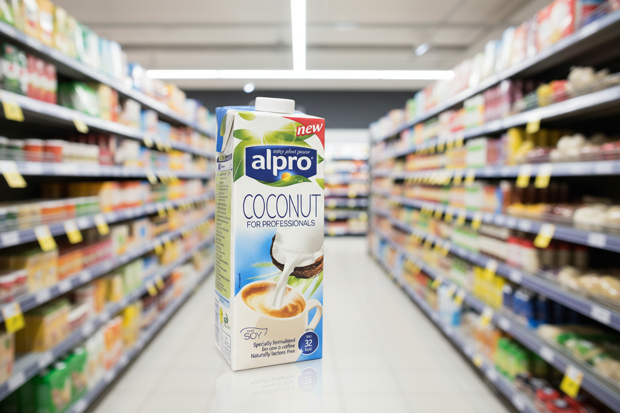 8 x Alpro Barista Coconut With Soya 1L