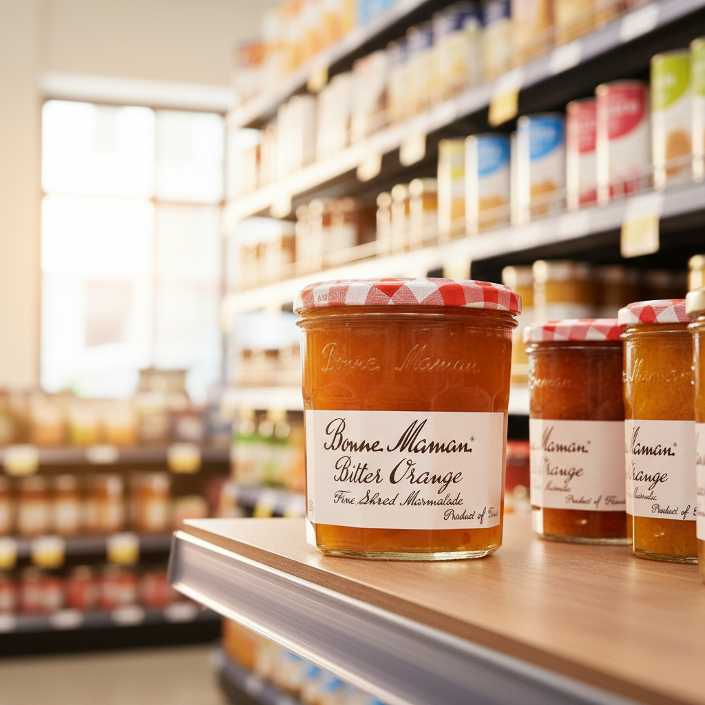 6 x Bonne Maman Bitter Orange Fine Shred Marmalade 370G