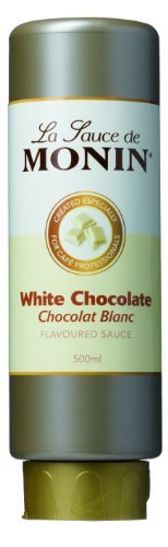 6 x Monin White Chocolate Sauce 500Ml