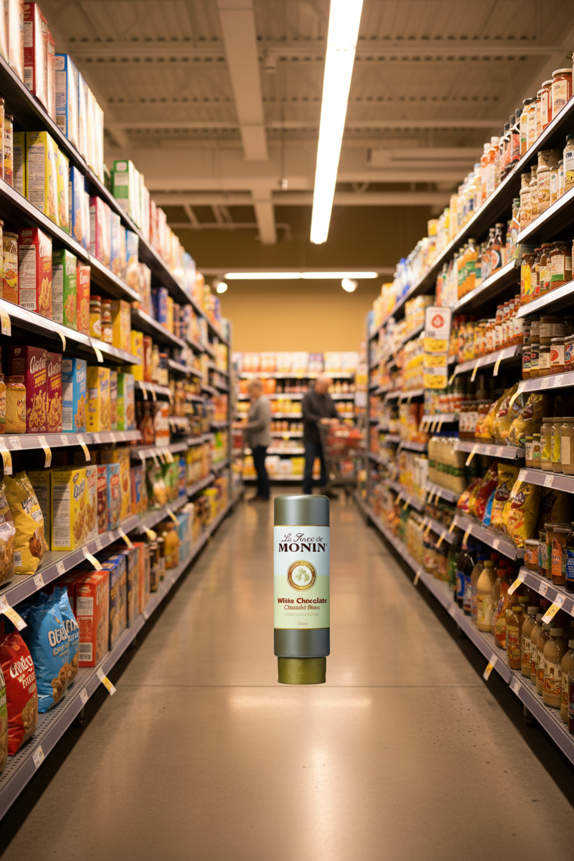 Monin White Chocolate Sauce 500Ml