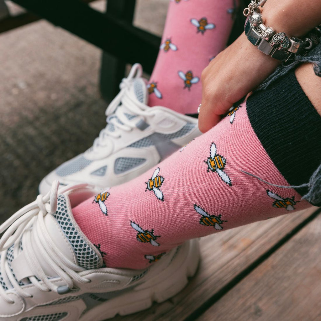 Bumblebee Matching Bamboo Socks (Adult & Child)