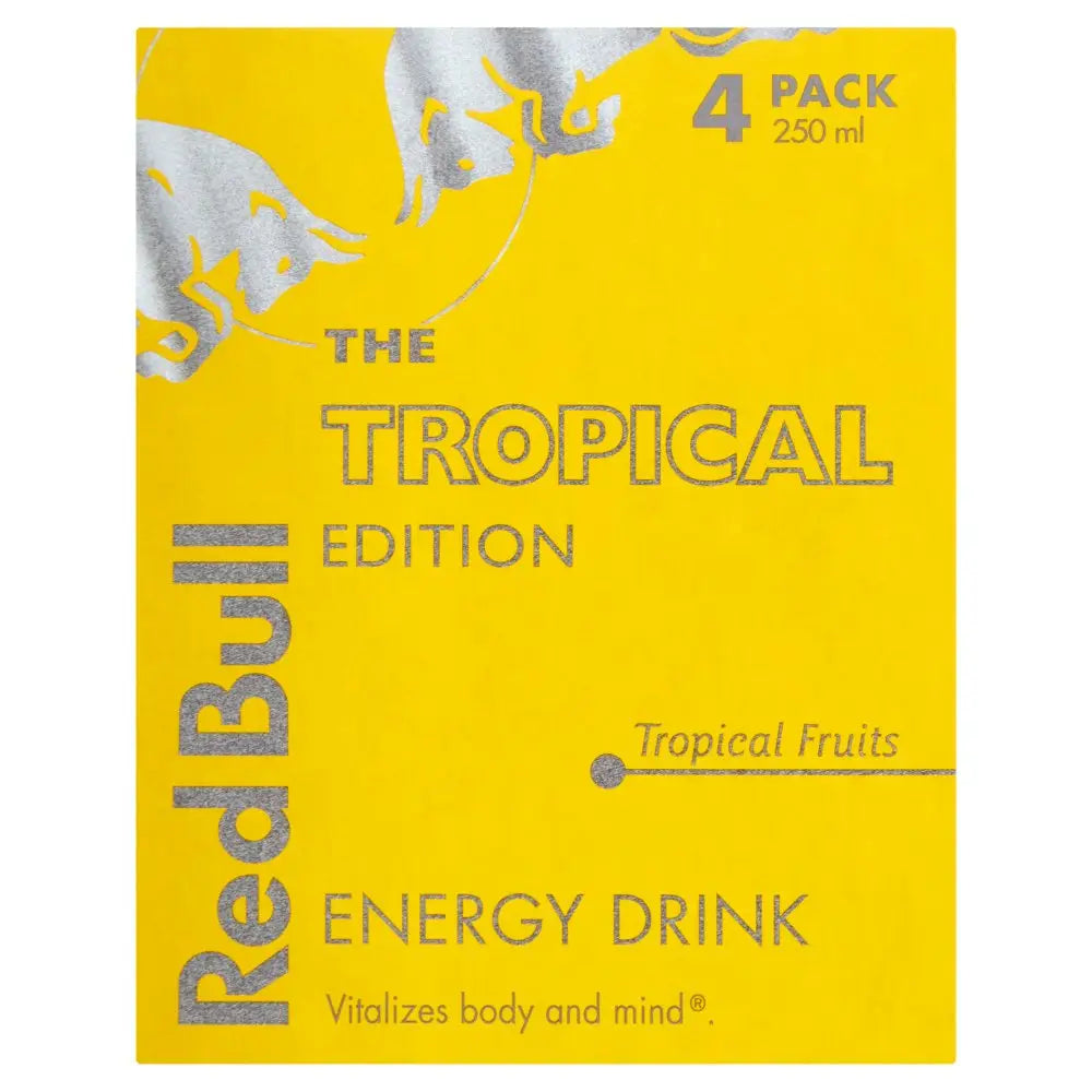 6 x Red Bull Tropical Edition 4 Pack 250Ml