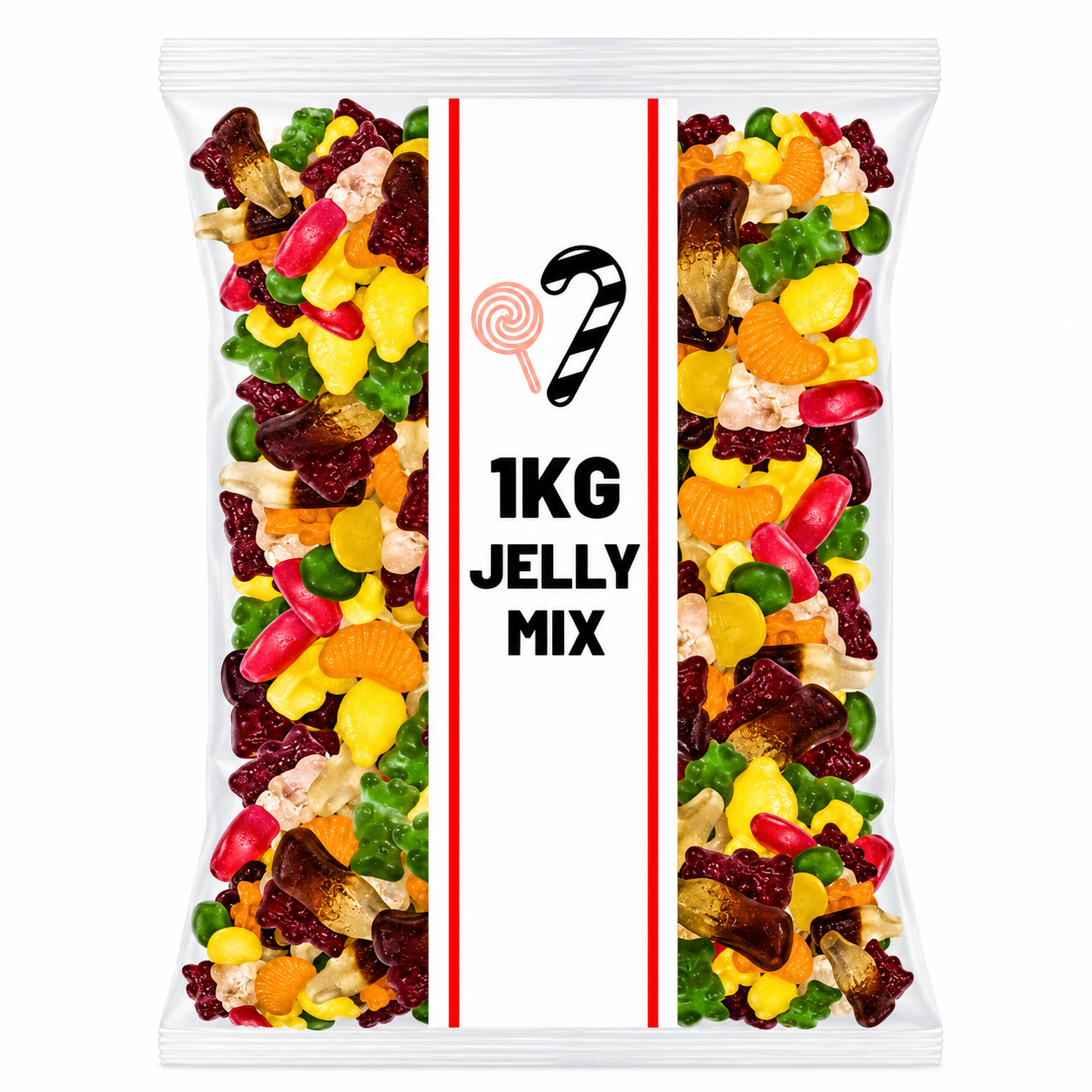 4kg For £30.00 1kg Pick N Mix Sweets Jelly, Fizzy, Pink & Blue