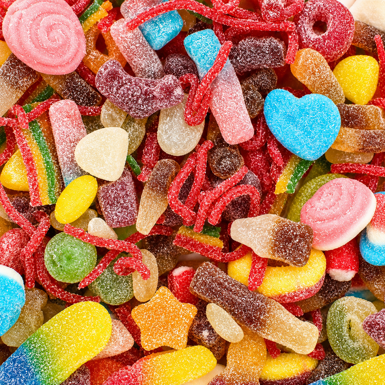 4kg For £30.00 1kg Pick N Mix Sweets Jelly, Fizzy, Pink & Blue