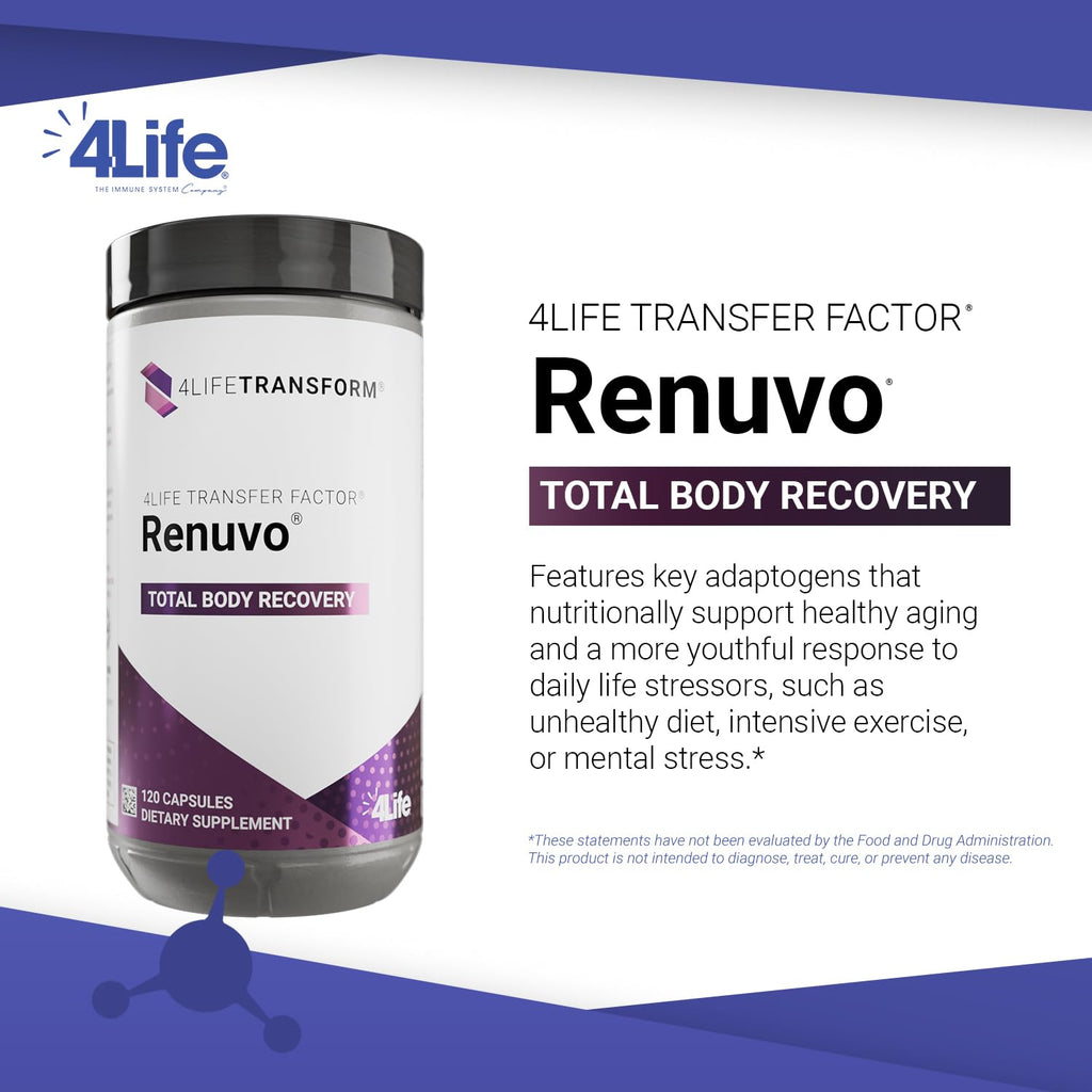 4Life Transfer Factor Renuvo - Healthy Aging - 120 Capsules