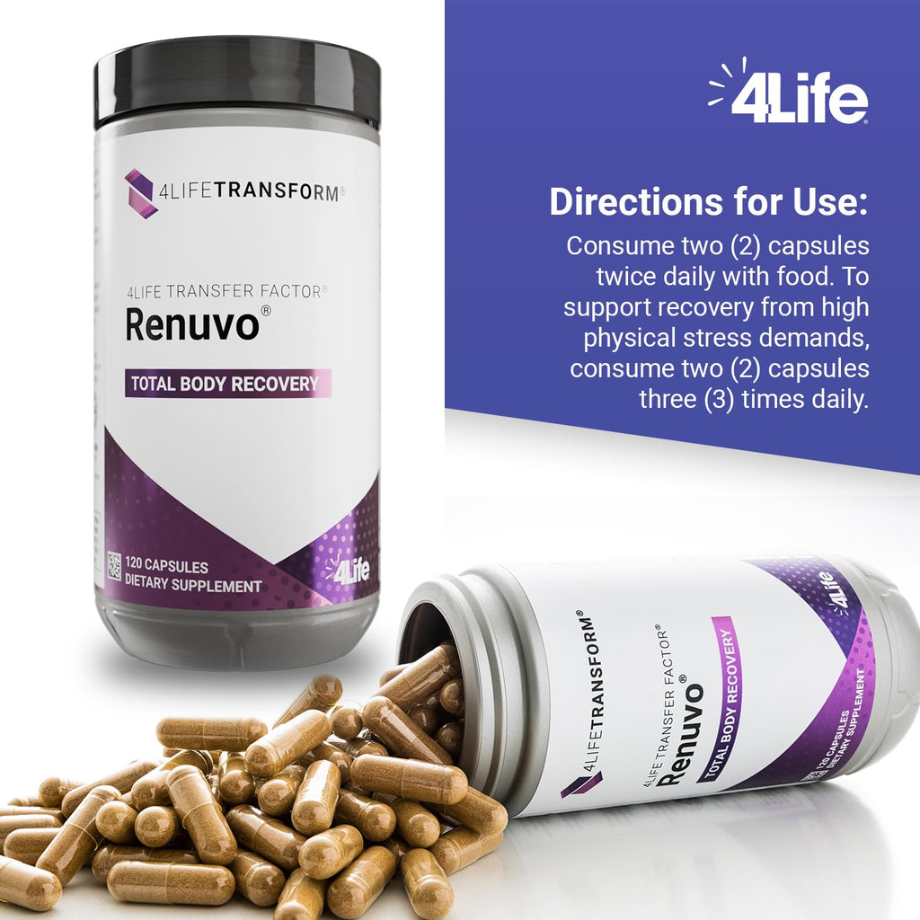 4Life Transfer Factor Renuvo - Healthy Aging - 120 Capsules