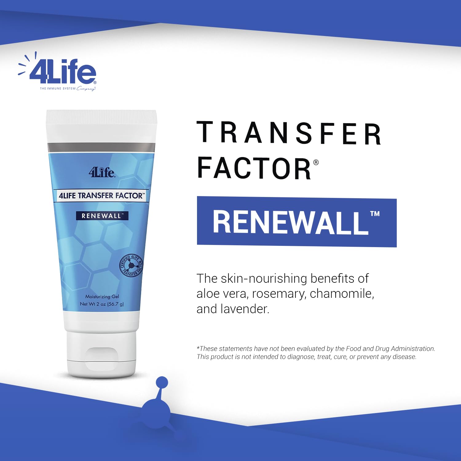 4Life Transfer Factor RenewAll Gel - Topical Skincare 2oz