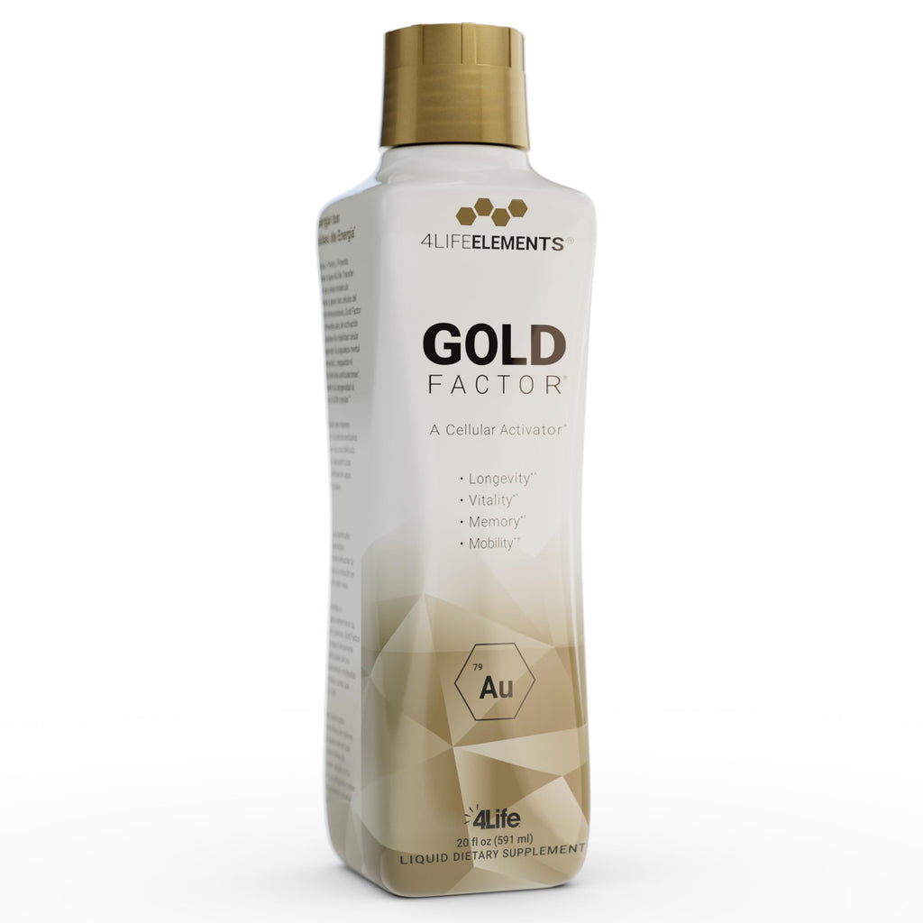 4LifeElements Gold Factor – Ultra-Fine Gold Cellular Activator (32 oz)