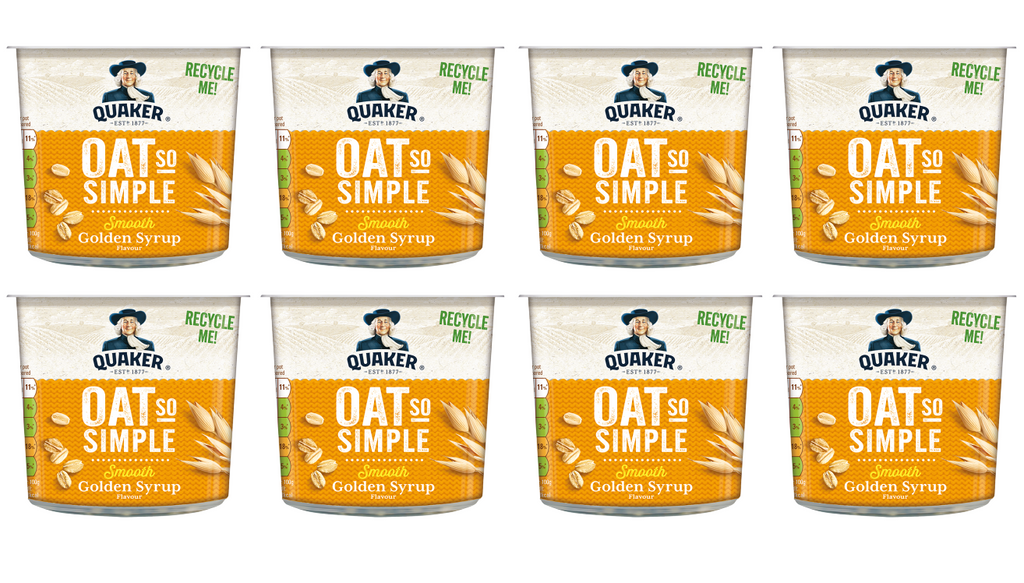 8 x Quaker Oats So Simple Express Pot Syrup 57G