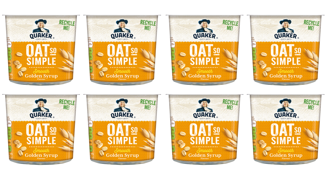 8 x Quaker Oats So Simple Express Pot Syrup 57G