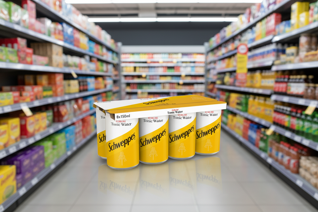 3 x Schweppes Slimline Tonic Water 8 X 150Ml