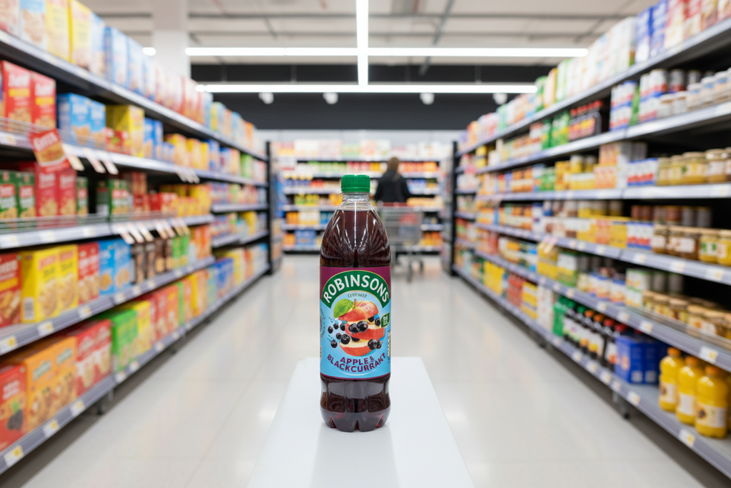 12 x Robinsons Apple & Blackcurrant 1Lt