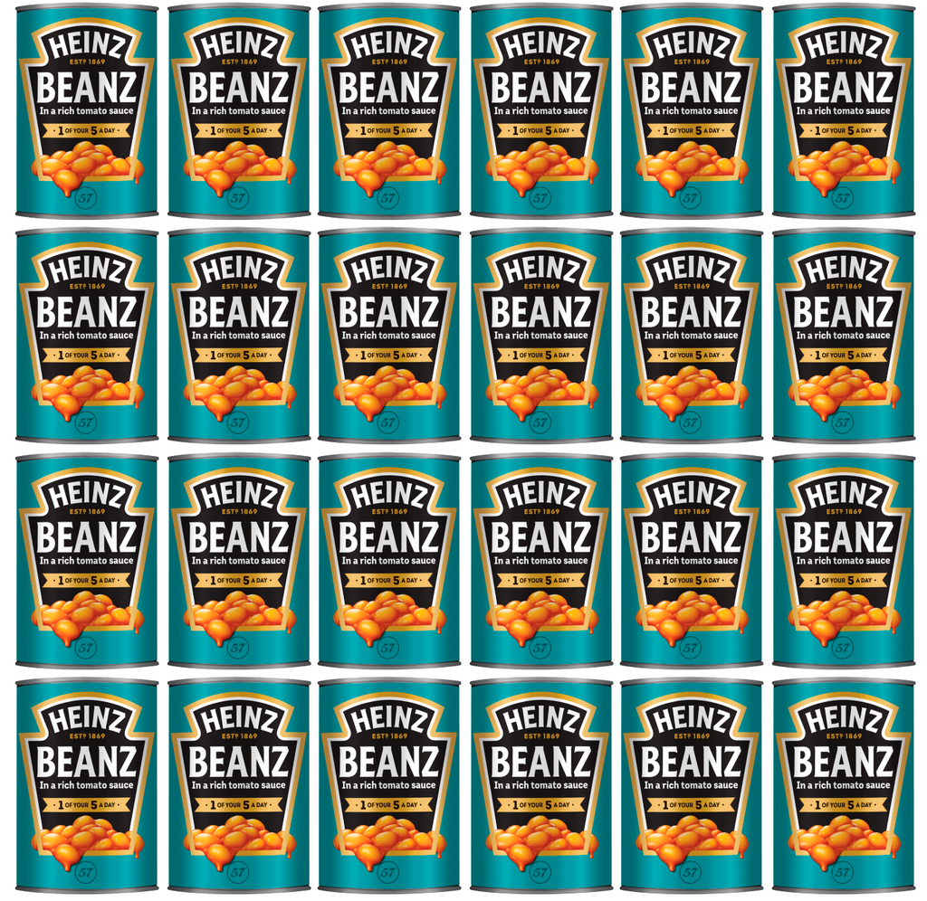 24 x Heinz Baked Beans 415Gm