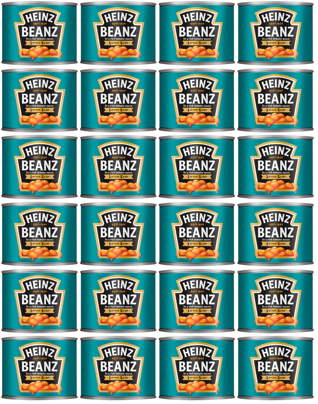 24 x Heinz Baked Beans 200G