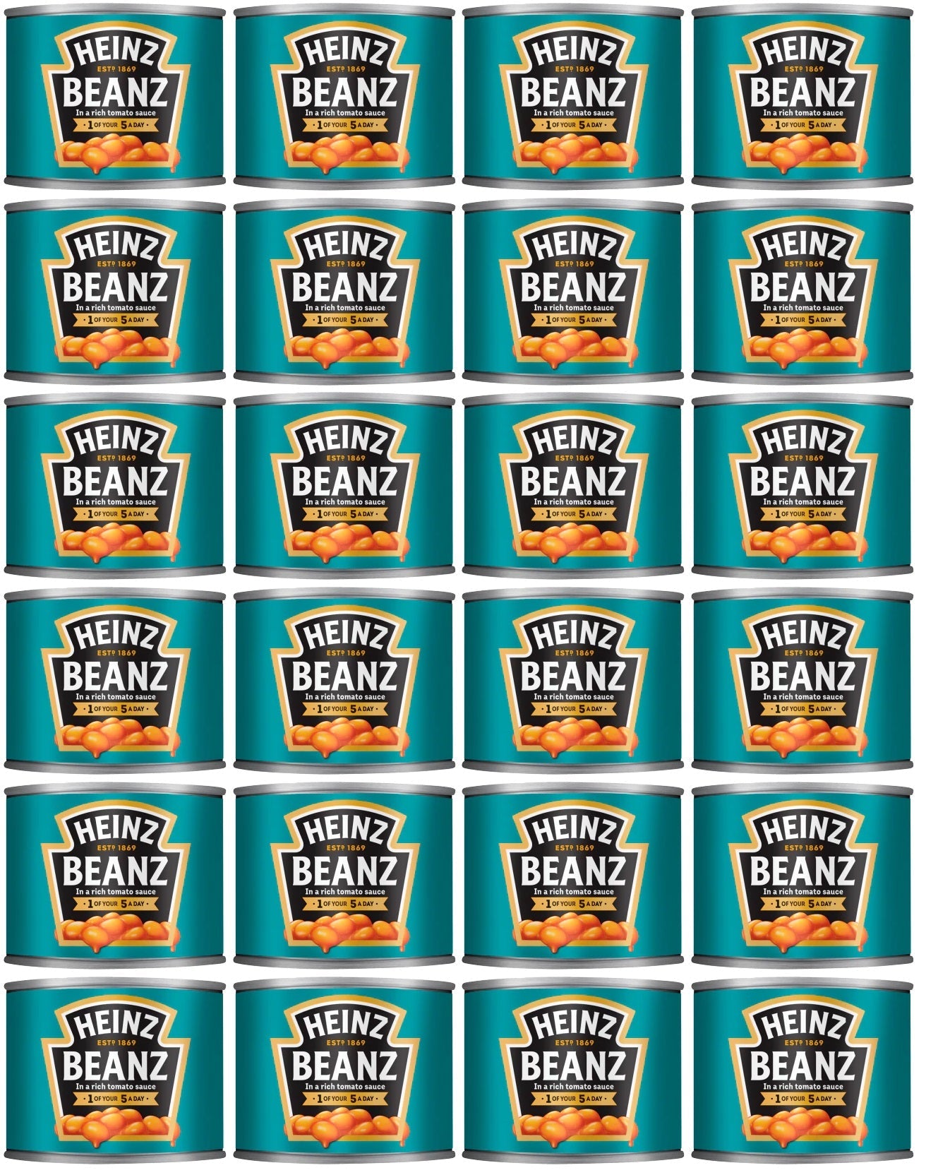 24 x Heinz Baked Beans 200G
