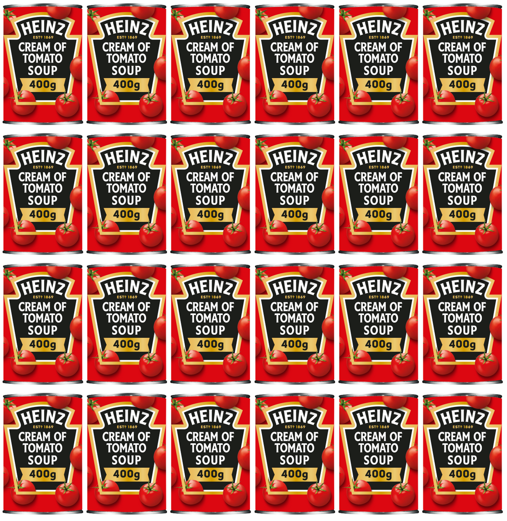 24 x Heinz Soups Tomato 400G