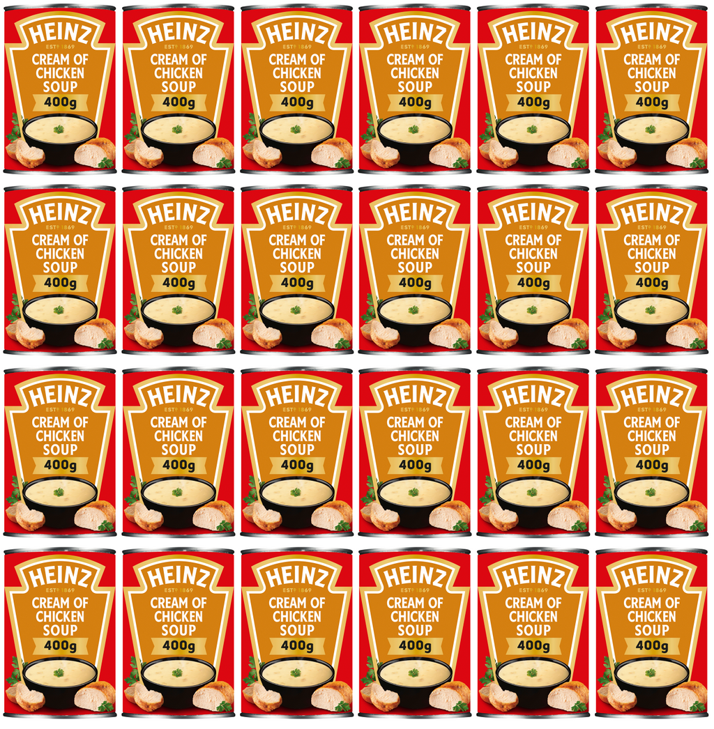 24 x Heinz Soups Chicken 400G