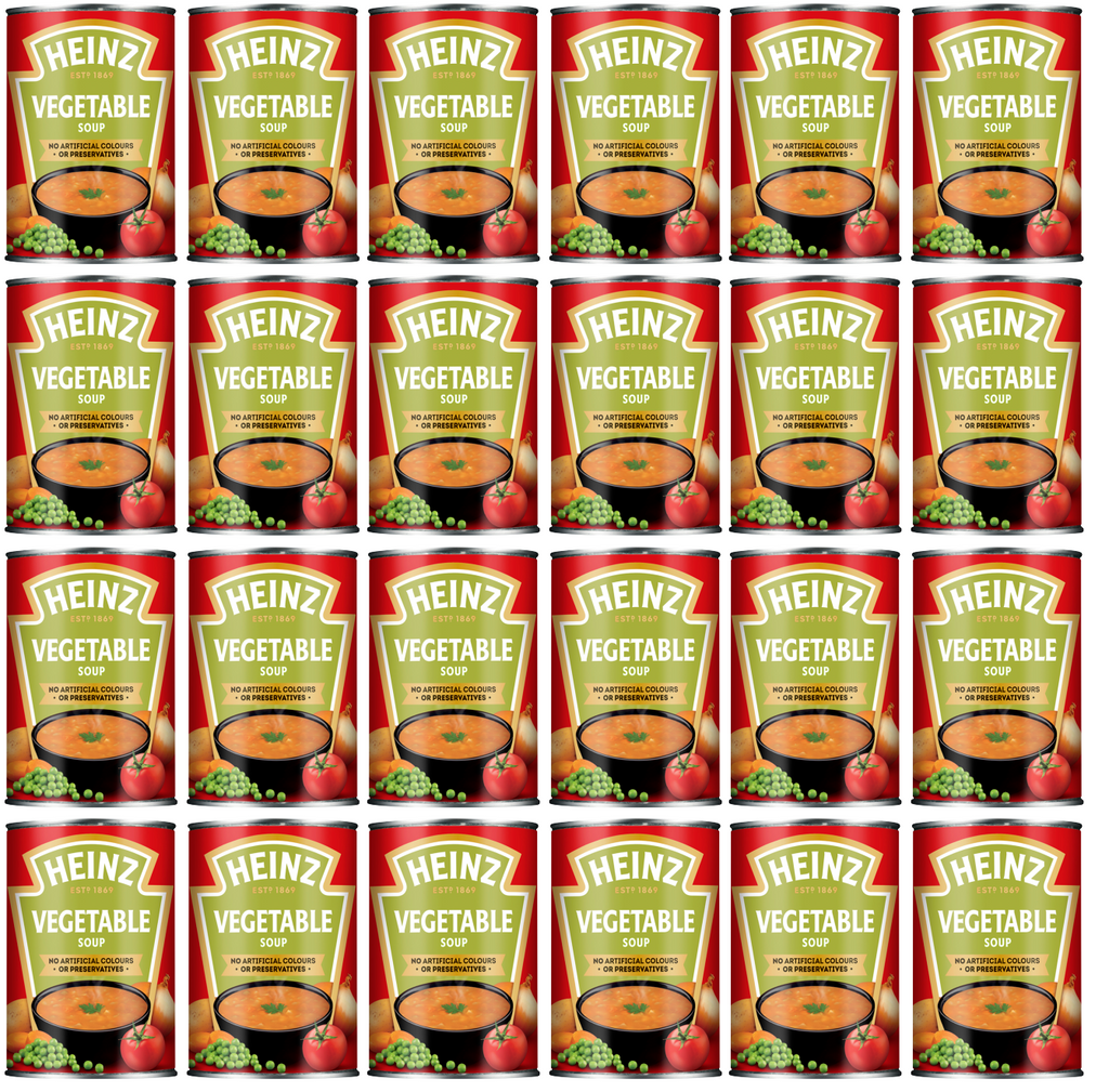 24 x Heinz Soups Vegetable 400G