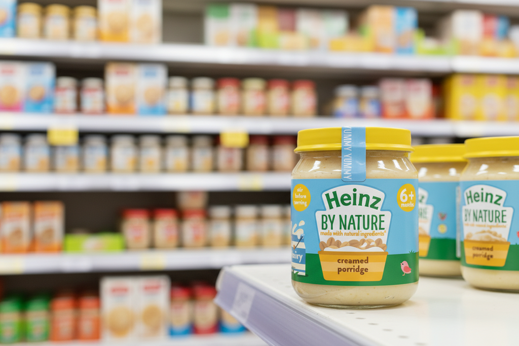 6 x Heinz Baby Creamed Porridge Jar 120Gm