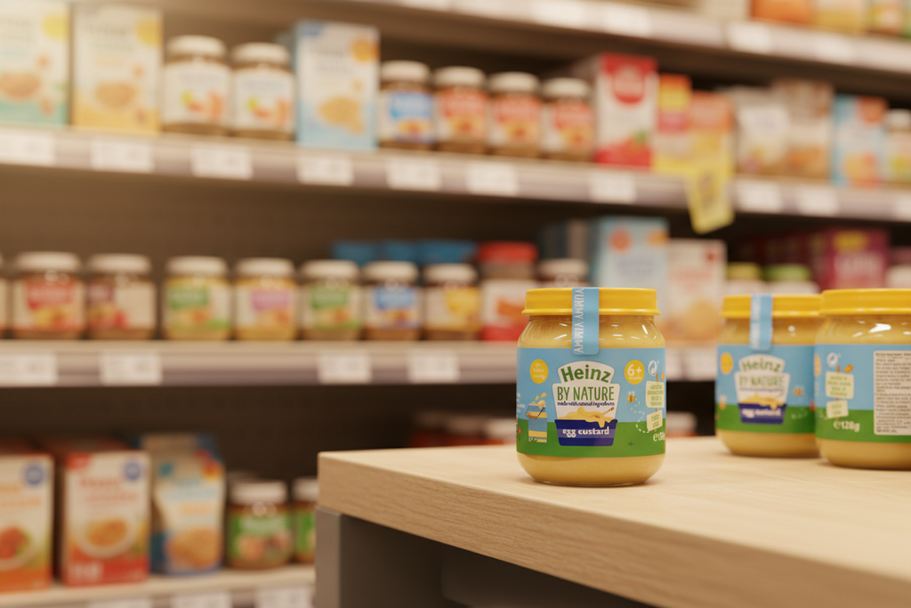 6 x Heinz Baby Egg Custard 120G