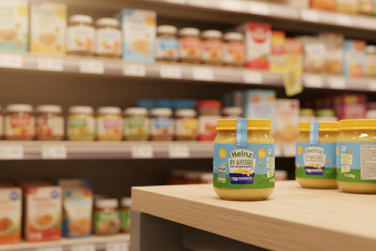 6 x Heinz Baby Egg Custard 120G