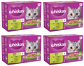 4 x Whiskas Cat 1+ Pouch Jely Mixed Menu 12 Pack - 12X85Gm