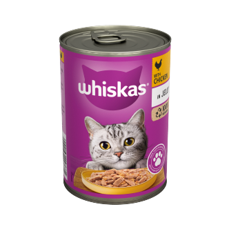 12 x Whiskas Cat Chicken & Jelly  - 400Gm