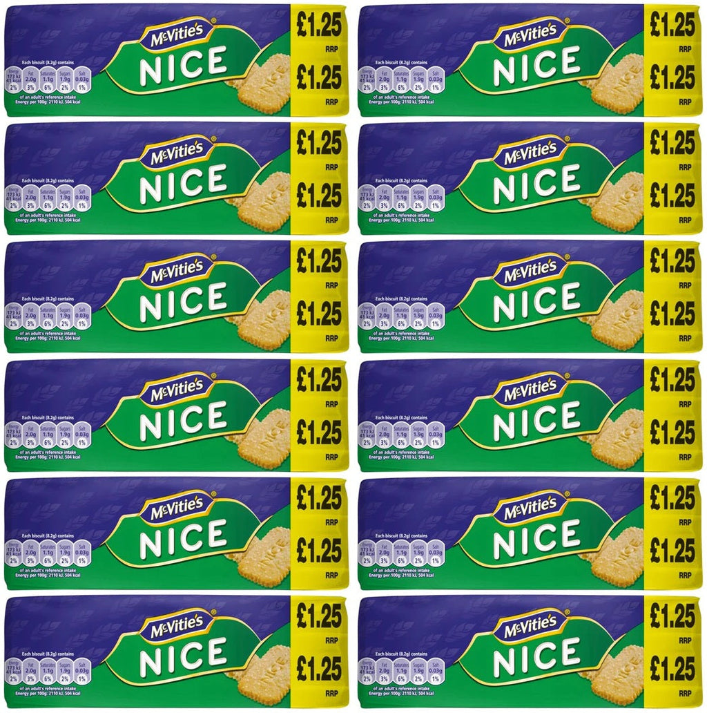 12 x Mcvities Nice  - 250GM