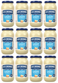 12 x Hellmanns Mayo Light 400G