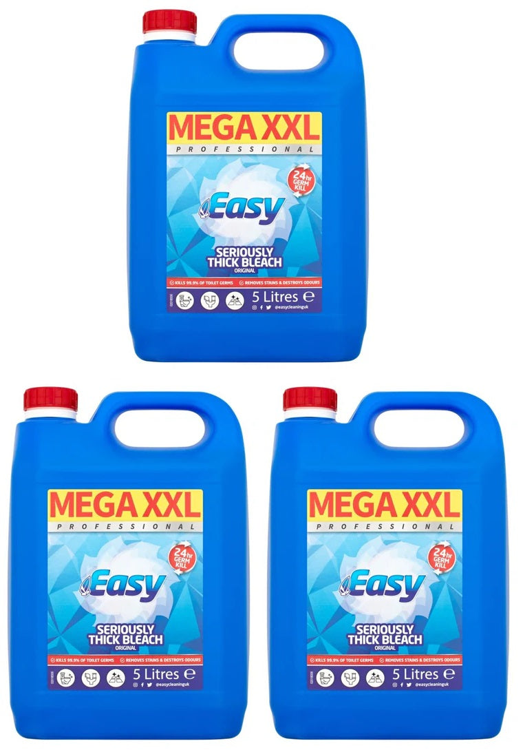 3 x Easy Bleach Original  - 5 LITRE