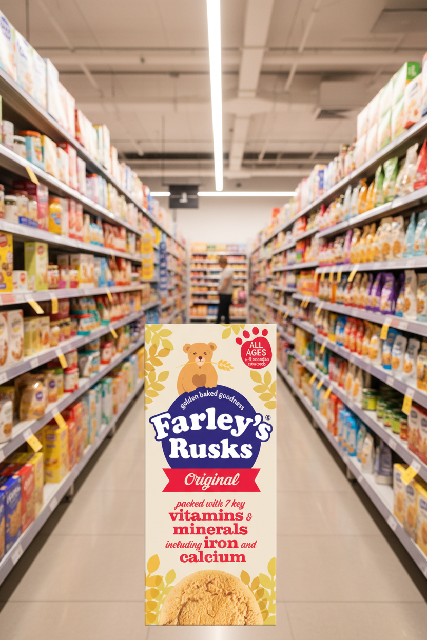 6 x Farleys Rusks Original 9 Pack