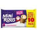 12 x Cadbury Raspberry Mini Rolls 10pk - 10PK