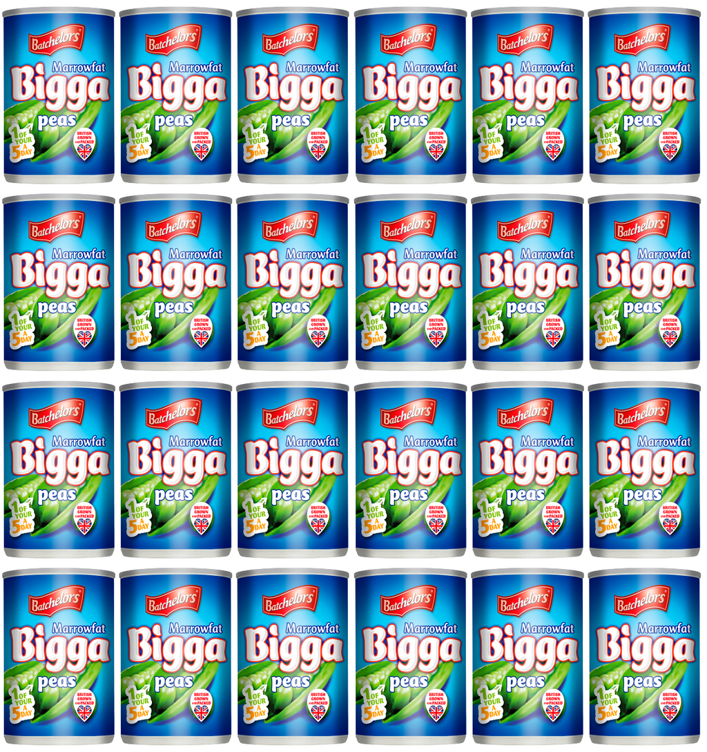 24 x Batchelors Bigga Marrowfat Peas 300G