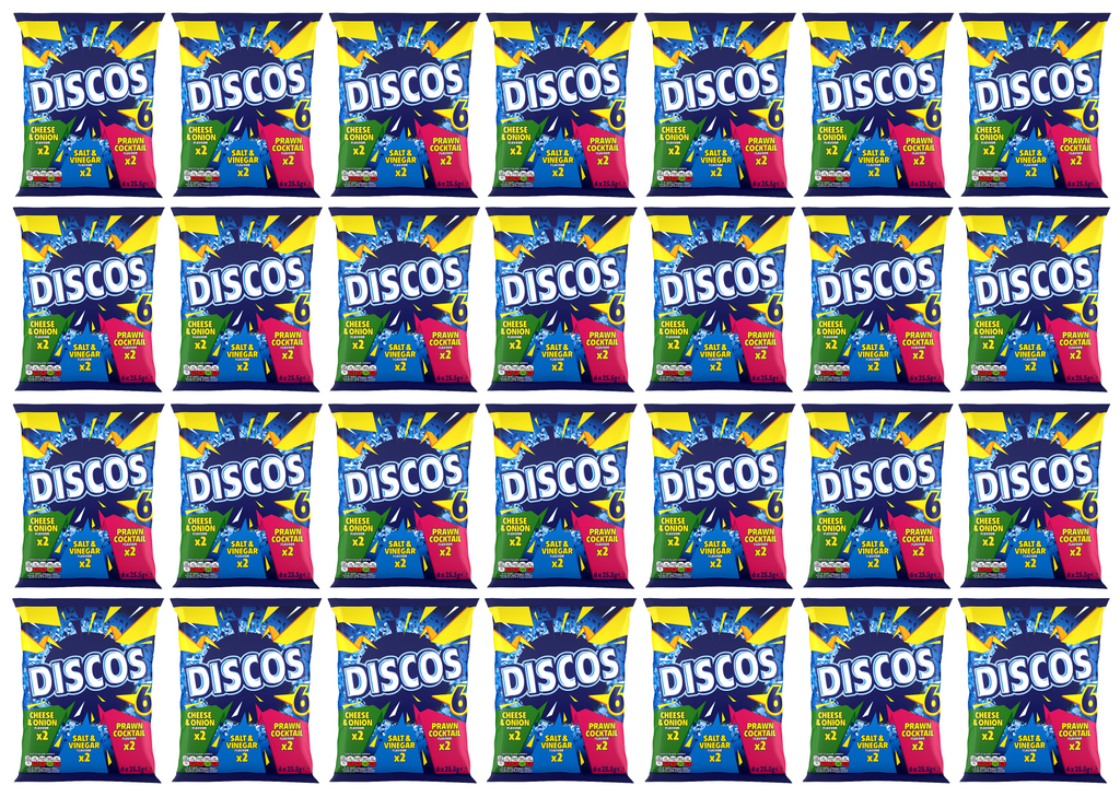 28 x Kp Discos Variety Assorted 6Pk - 6X25.5Gm