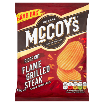 26 x Mccoys Flame Grilled Steak 45Gm