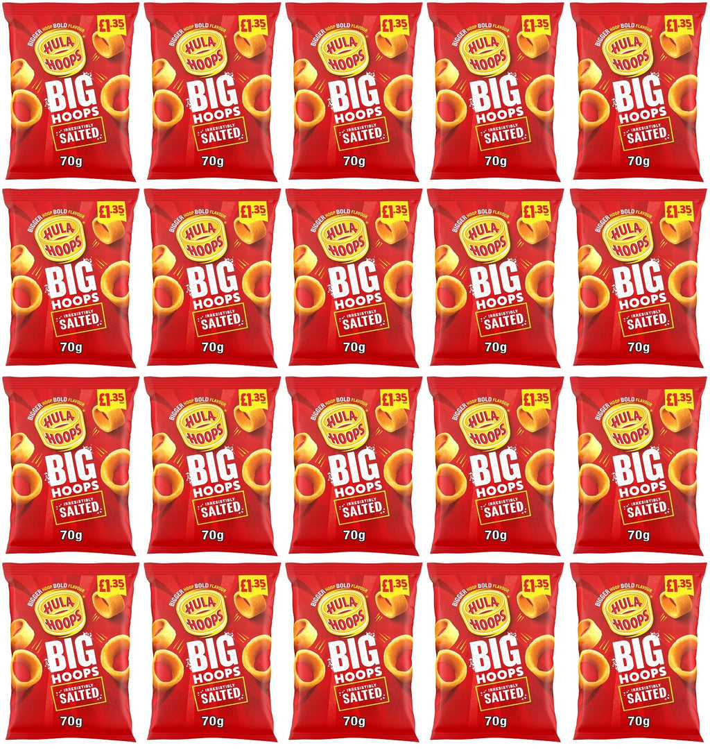 20 x Kp Big Hoops Salted - 70GM