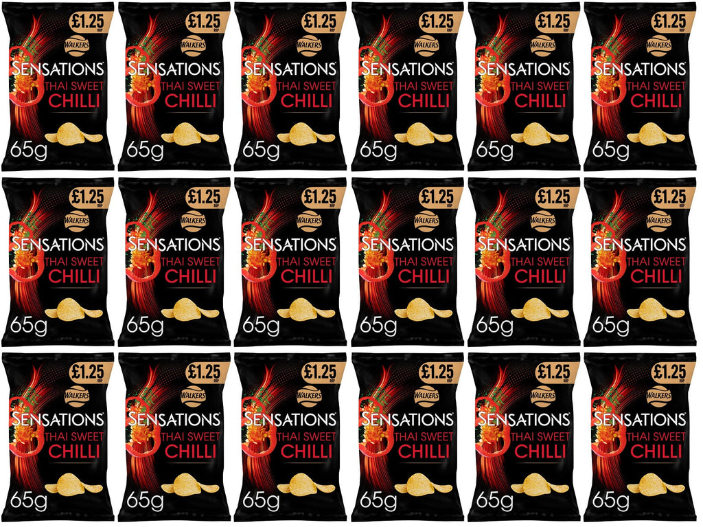 18 x Sensations Thai Sweet Chilli - 65GM