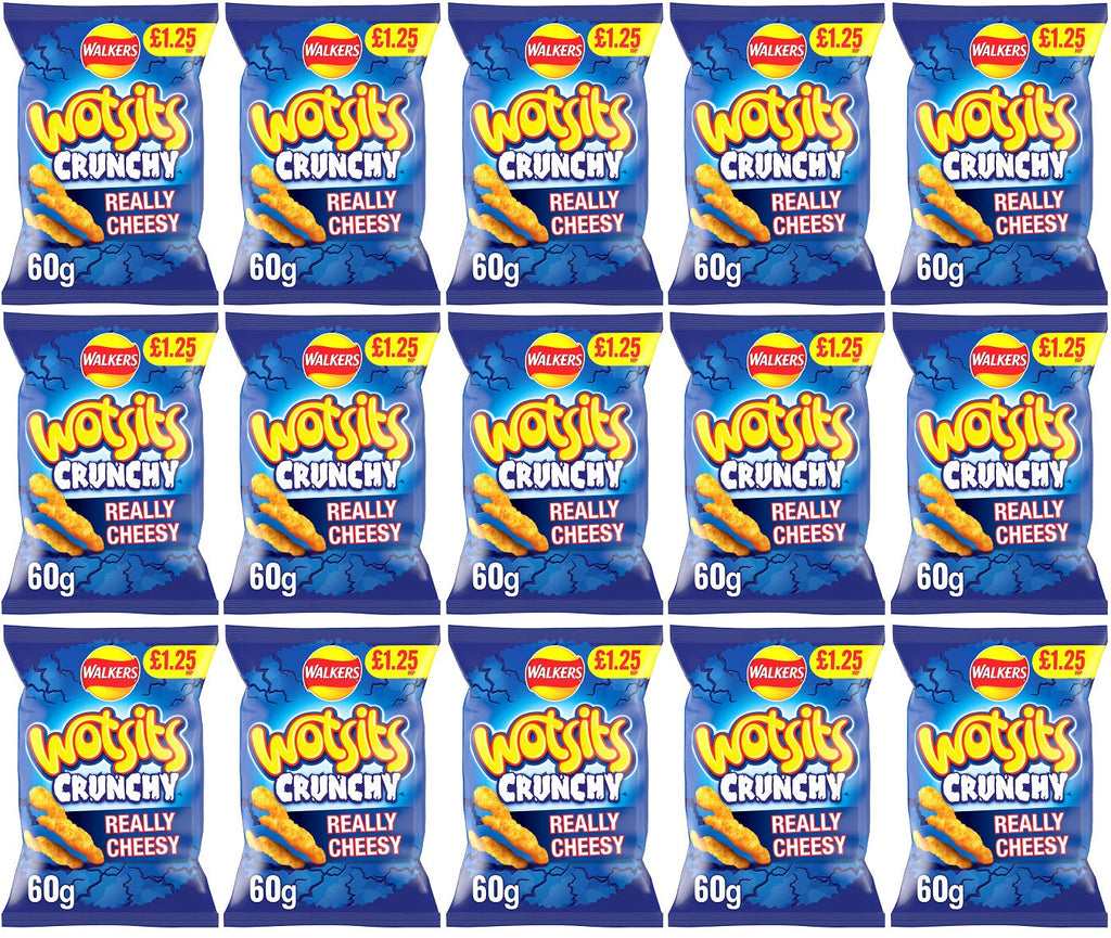 15 x Wotsits Crunchy Cheese - 60GM