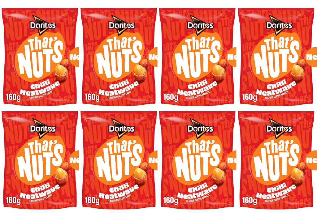 8 x Thats Nuts Doritos Chilli Heatwave  - 160GM