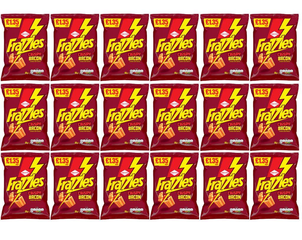 18 x Smiths Frazzles Bacon - 90GM