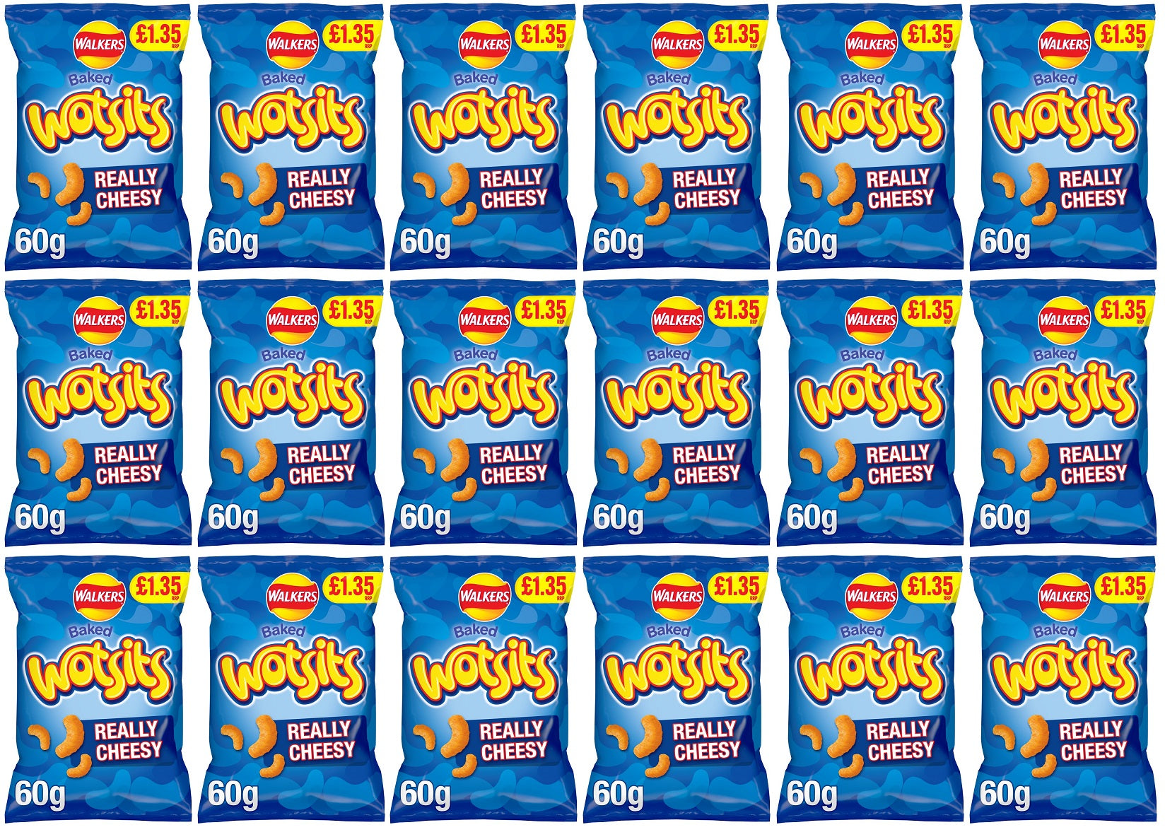 18 x Wotsits Cheese - 60GM