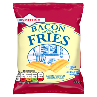 24 x Smiths Bacon Fries 24Gm