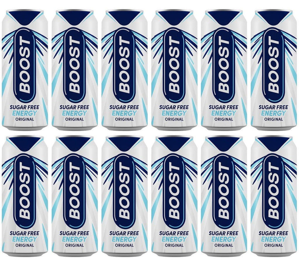 12 x Boost Energy Sugar Free Can - 500ML