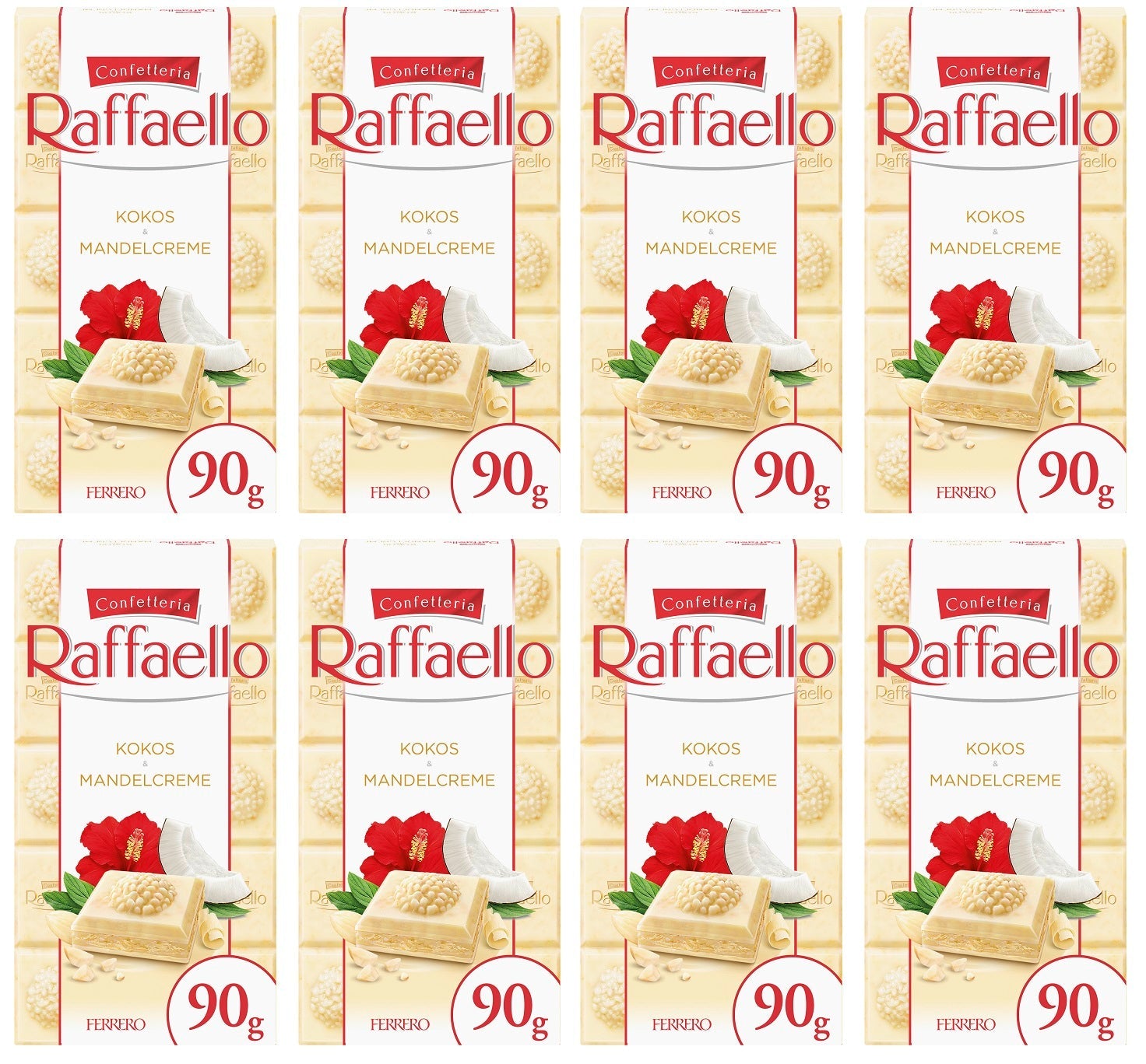 8 x Ferrero Rocher White Chocolate Hazelnut 90G