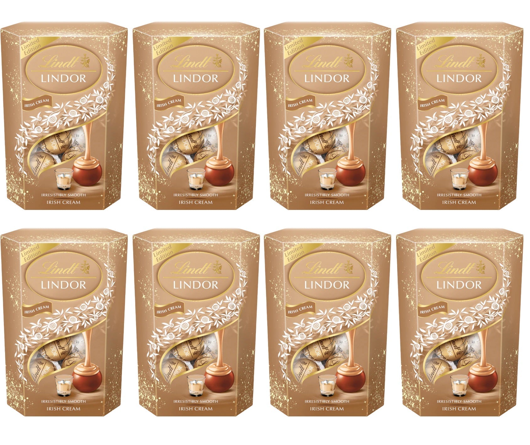 8 x Lindor Irish Cream Cornet  - 200GM