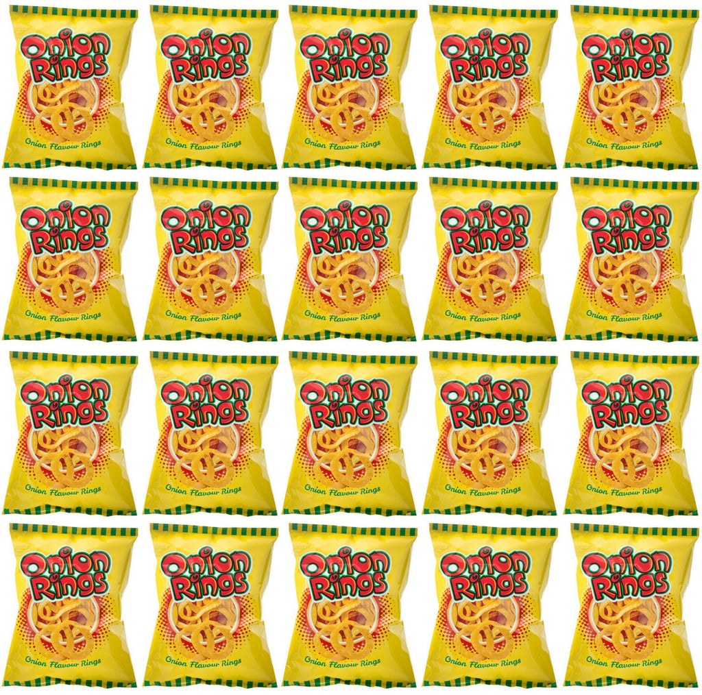 20 x Golden Wonder Onion Ring Snacks - 26GM