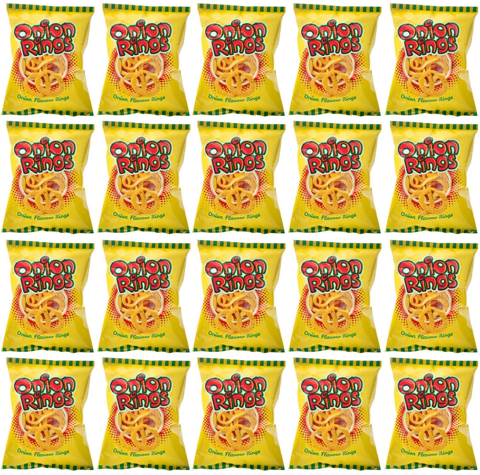 20 x Golden Wonder Onion Ring Snacks - 26GM